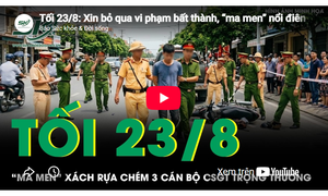 Tối 23/8: Xin bỏ qua vi phạm bất thành, 'ma men' xách rựa chém 3 cán bộ CSGT trọng thương