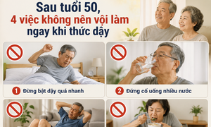 Sau tuổi 50, 4 việc không nên vội làm ngay khi thức dậy