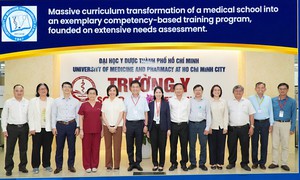 Đại học Y Dược TPHCM nhận giải quốc tế về đổi mới đào tạo bác sĩ