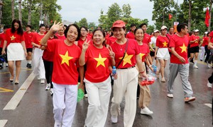 Nghệ An sôi nổi hưởng ứng chương trình 'Cùng Việt Nam tiến bước'