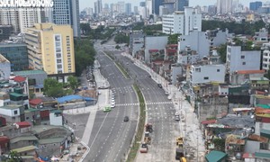 Vành đai 1 tháo dỡ rào chắn trước ngày thông xe kỹ thuật 2/9