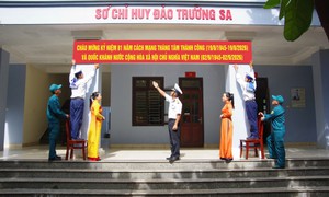 Quân dân Trường Sa vững vàng nơi đầu sóng, hướng về ngày Quốc khánh