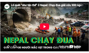 Lũ quét ở Nepal: Chạy đua giải cứu 900 người mắc kẹt trong các hầm thủy điện