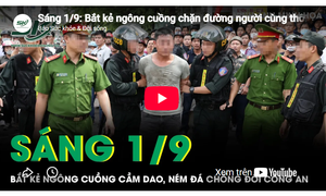 Bắt kẻ ngông cuồng chặn đường người cùng thôn 'xin đểu', cầm dao ném đá chống đối công an