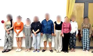 Triệt phá 2 điểm chứa mại dâm trong cùng một ngày ở cùng ấp