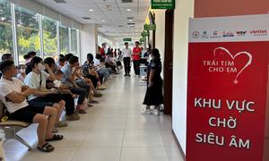 Hơn 200 trẻ được sàng lọc tim bẩm sinh miễn phí tại Hưng Yên, phát hiện 14 trường hợp bệnh tim