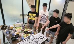 Phát hiện 4 người tổ chức sử dụng ma túy trong phòng VIP quán nhậu