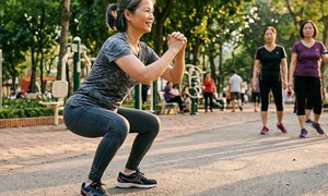 Sau tuổi 50, tập chân có giúp giảm mỡ toàn thân?