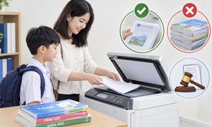 Photocopy sách giáo khoa cho con có bị phạt không? 