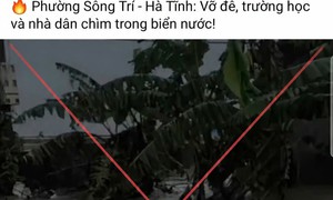 Tin giả trong mùa mưa lũ đặc biệt nguy hiểm, có thể gây chết người