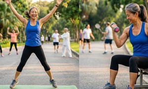 Người trên 50 tuổi nên tập cardio hay tập tạ để giảm cân?