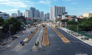 Diện mạo mới Vành đai 2,5 qua Xuân Đỉnh: Đã được thảm nhựa và thông xe kỹ thuật
