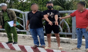 Bắt Nguyễn Khánh Bảo Huy giật dây chuyền 120 triệu đồng giữa đường
