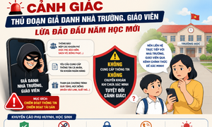 Cảnh báo chiêu trò giả danh giáo viên, lừa phụ huynh chuyển tiền đầu năm học mới