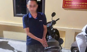 Từ vụ che biển số bằng khẩu trang, Công an bắt giữ đối tượng trộm xe máy