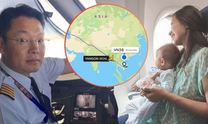 Cơ trưởng kể phút quyết định hạ cánh khẩn, cứu sản phụ sinh con trên máy bay
