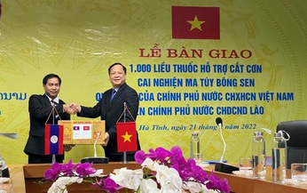 Tặng 1.000 liều thuốc hỗ trợ cắt cơn nghiện ma túy cho Chính phủ nước CHDCND Lào