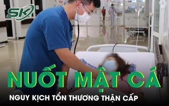 Nuốt mật c&#225; trắm chữa bệnh, người phụ nữ suy thận cấp nguy kịch