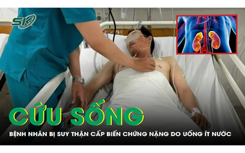 Cứu sống bệnh nh&#226;n bị suy thận cấp biến chứng nặng do uống &#237;t nước