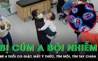 Mắc c&#250;m A bội nhiễm, b&#233; trai 4 tuổi l&#234;n cơn co giật, mất &#253; thức phải cấp cứu
