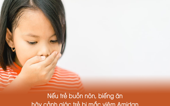 Biếng ăn, buồn n&#244;n: Coi chừng trẻ bị vi&#234;m amidan