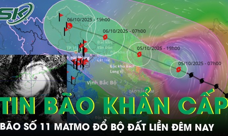 B&#227;o số 11 Matmo đổ bộ đất liền đ&#234;m nay, h&#224;ng loạt địa phương v&#224;o v&#249;ng nguy hiểm
