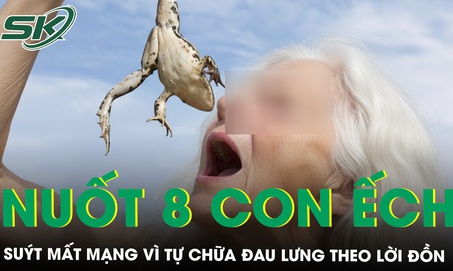 Nuốt 8 con ếch chữa đau lưng, cụ b&#224; su&#253;t mất mạng do nhiễm k&#253; sinh tr&#249;ng nguy hiểm
