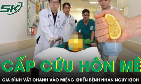 Người đ&#224;n &#244;ng ph&#249; n&#227;o kh&#244;ng thể cứu chữa sau khi gia đ&#236;nh vắt chanh v&#224;o miệng l&#250;c h&#244;n m&#234;