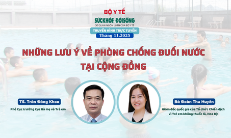 Truyền h&#236;nh trực tuyến &#39;Những lưu &#253; về ph&#242;ng chống đuối nước tại cộng đồng&#39;