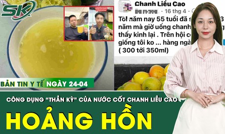 Bản Tin Y Tế 24/4: ‘Bùng nổ’ trào lưu uống nước cốt chanh và những công dụng ‘thần kỳ’