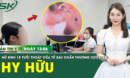Bản tin Y tế 13/6: Cứu sống nữ sinh 18 tuổi vỡ khí quản gốc hai bên, nguy cơ tử vong cao
