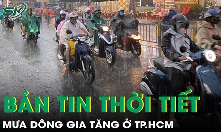 Bản tin thời tiết: Mưa dông gia tăng ở TP.HCM