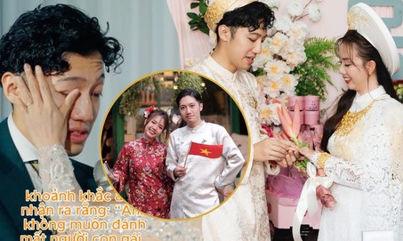 Chàng rể Nhật bật khóc trong đám cưới với cô gái Việt từng nhiều lần tránh mặt mình