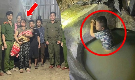 Bé trai 3 tuổi mất tích hơn 14h, được tìm thấy trong bể nước cách nhà 1km