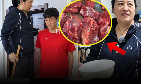 Cậu bé Trung Quốc 13 tuổi cao 2 mét, mẹ cho ăn 7 lạng thịt mỗi ngày