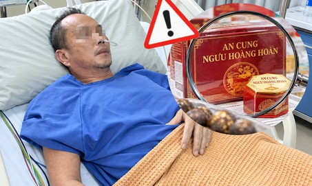 Cụ ông nhập viện cấp cứu sau một ngày uống An cung
