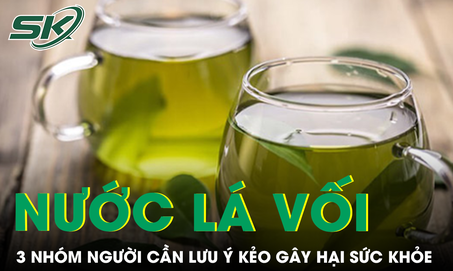 3 nhóm người cần lưu ý khi uống nước lá vối tươi 