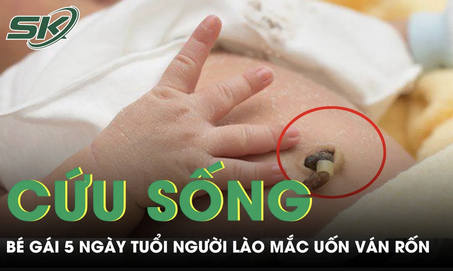 Bé gái 5 ngày tuổi mắc uốn ván rốn được cứu sống