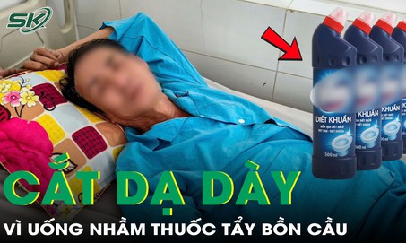 Uống nhầm thuốc tẩy bồn cầu, người đàn ông phải cắt bỏ dạ dày