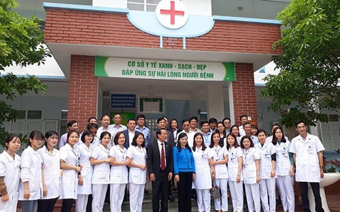 Trạm Y tế xã Nhơn Đức huyện Nhà Bè chính thức hoạt động theo nguyên lý y  học gia đình  Sở Y tế TP Hồ Chí Minh