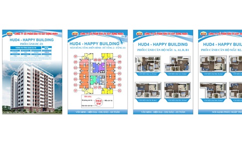 Thanh H&#243;a: Chuẩn bị mở b&#225;n căn hộ Nh&#224; ở x&#227; hội HUD4 – HAPPY BUIDING