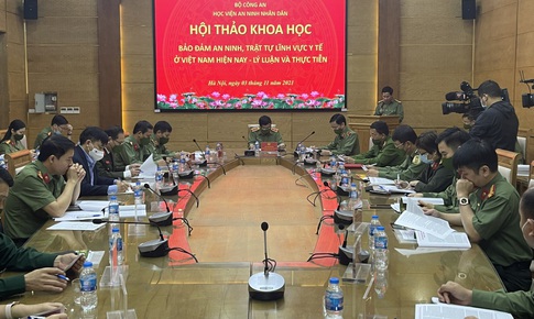 Đảm bảo an ninh trong lĩnh vực y tế - an toàn cho người dân và thầy thuốc
