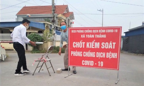 Hải Ph&#242;ng: Dỡ bỏ c&#225;c Chốt kiểm so&#225;t dịch COVID-19 tại huyện Ti&#234;n L&#227;ng, c&#225;ch ly, x&#233;t nghiệm F0, F1