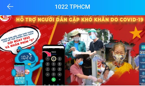 TP.HCM mở th&#234;m cổng 1022 tr&#234;n Zalo để tiếp nhận hỗ trợ người d&#226;n kh&#243; khăn