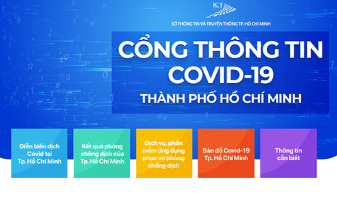 TP.HCM ra mắt Cổng th&#244;ng tin COVID-19