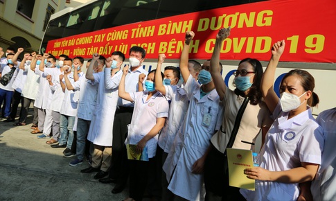 Yên Bái tiếp tục lên đường hỗ trợ các tỉnh phía Nam chống dịch