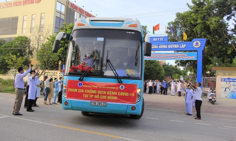 Thầy thuốc giỏi tiếp tục tăng viện hỗ trợ miền Nam chống dịch