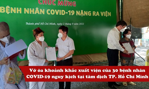 Ph&#250;t vỡ &#242;a của 30 bệnh nh&#226;n COVID19 nguy kịch tại TP. Hồ Ch&#237; Minh