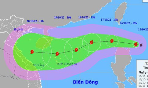 Đi v&#224;o Biển Đ&#244;ng b&#227;o NESAT giật cấp 14, khả năng tiếp tục mạnh th&#234;m, diễn biến rất phức tạp