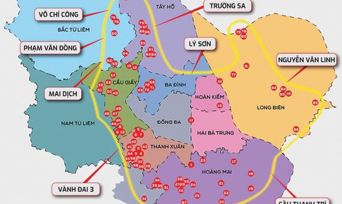 H&#224; Nội dự định đặt c&#225;c cổng thu ph&#237; v&#224;o nội đ&#244; ở những đ&#226;u?